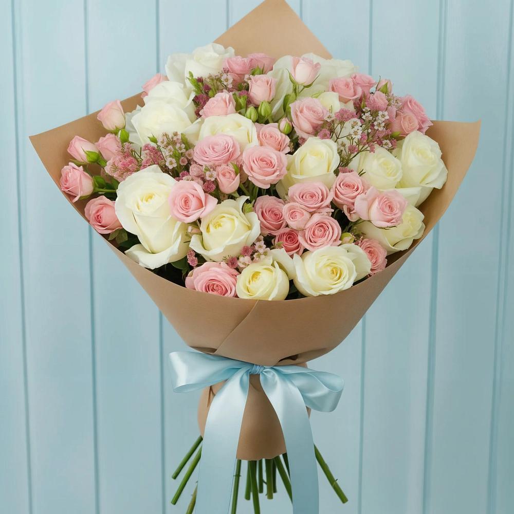 Букет цветов из: Розы в Моргауши