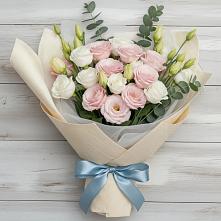 Букет цветов из:  Лизиантусы #REPLACE_PRED# Моргауши