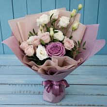 Букет цветов из:  Розы и Лизиантусы #REPLACE_PRED# Моргауши