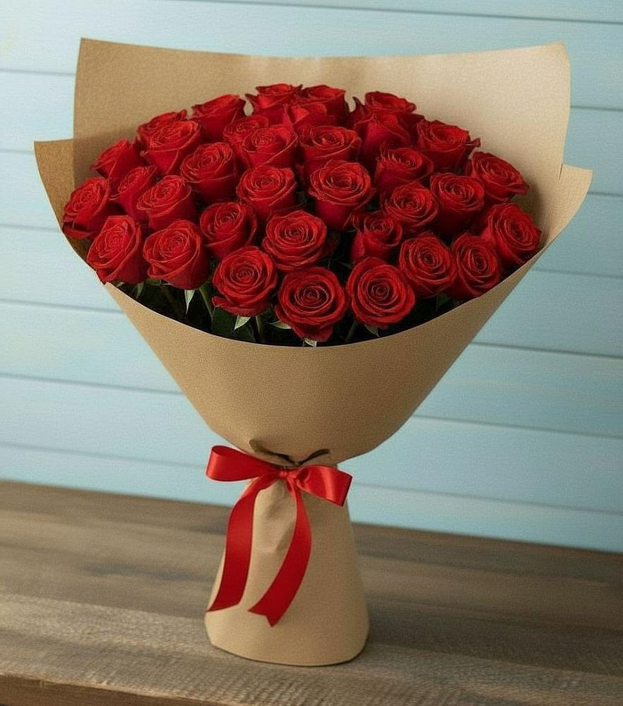 Букет Красные розы Милано в Моргауши