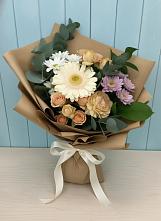 Букет цветов из:  Герберы и Хризантемы в Моргауши