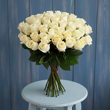 Букет 51 Белая роза Эдлесс Лав в Моргауши