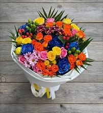 Букет цветов из:  Розы и Хризантемы в Моргауши