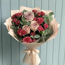 Букет цветов из:  Гвоздики и Розы #REPLACE_PRED# Моргауши