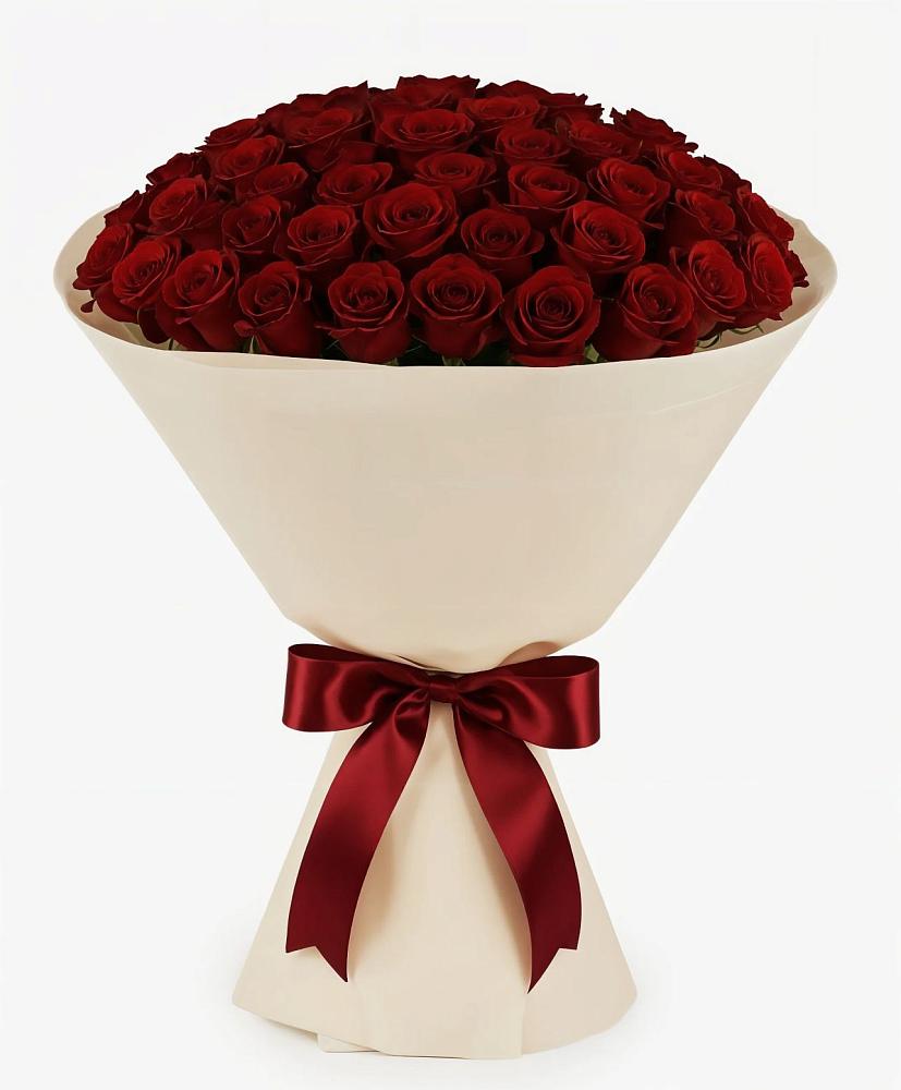 Букет 101 Бордовая роза Блэк Бакарра в Моргауши