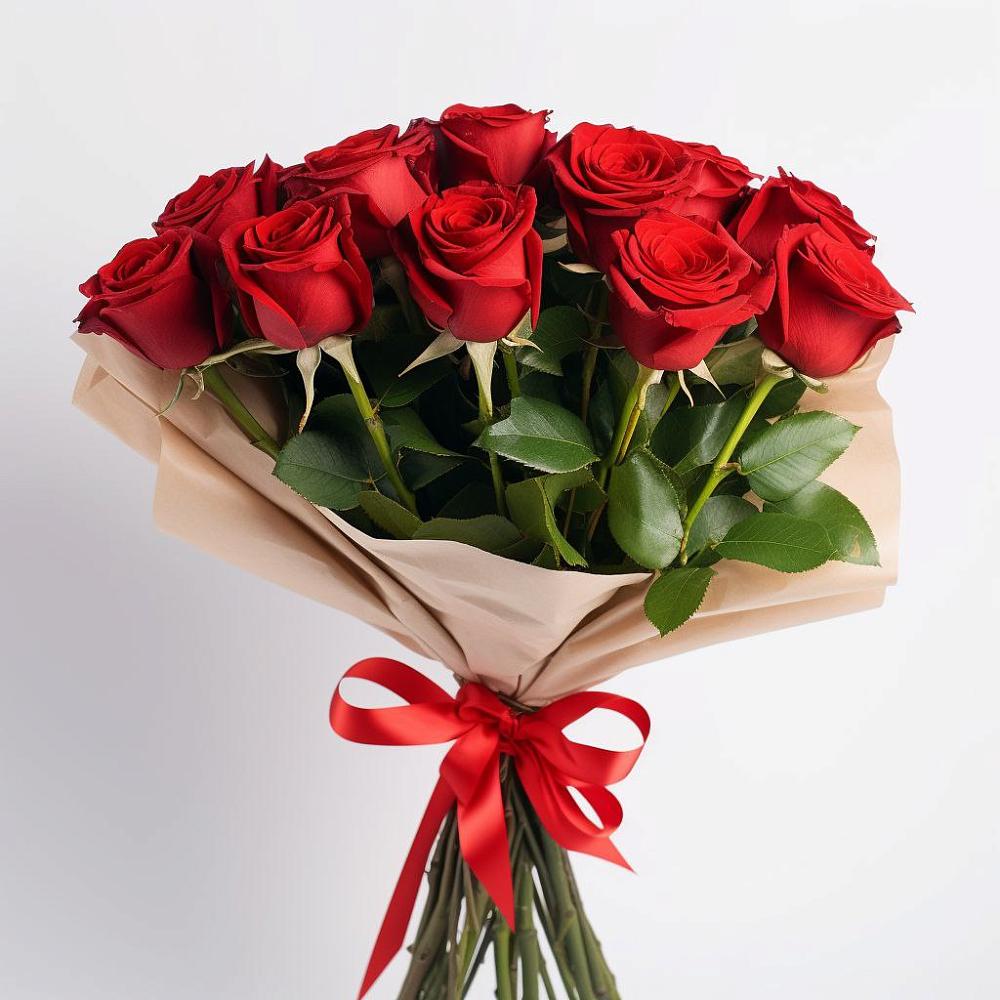 Букет 11 Красных роз Эдлесс Лав в Моргауши